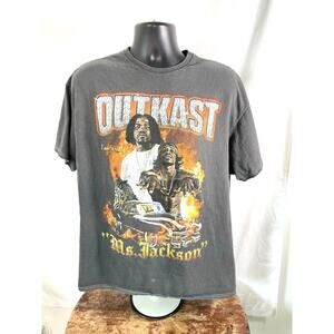 Outkast Ms Jackson Graphic T Shirt XL Gray